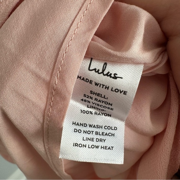 NWT Lulu’s Regatta Tassel Midi Skirt in blush - size Small - Picture 7 of 7